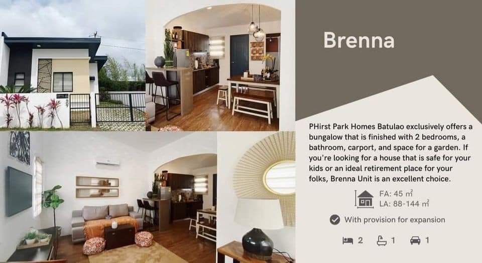 House In Phirst Park Homes Batulao Batangas City For Sale Brenna