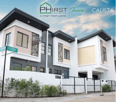 For Sale Calista End Unit Townhouse At PHIRST Park Homes In Tanza Cavite