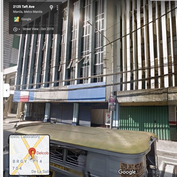 4 Storey Commercial Building Along Taft Avenue Ermita Manila