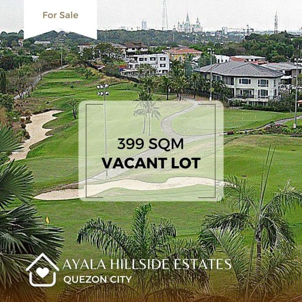 Ayala Hillside Estates Vacant Lot For Sale Quezon City