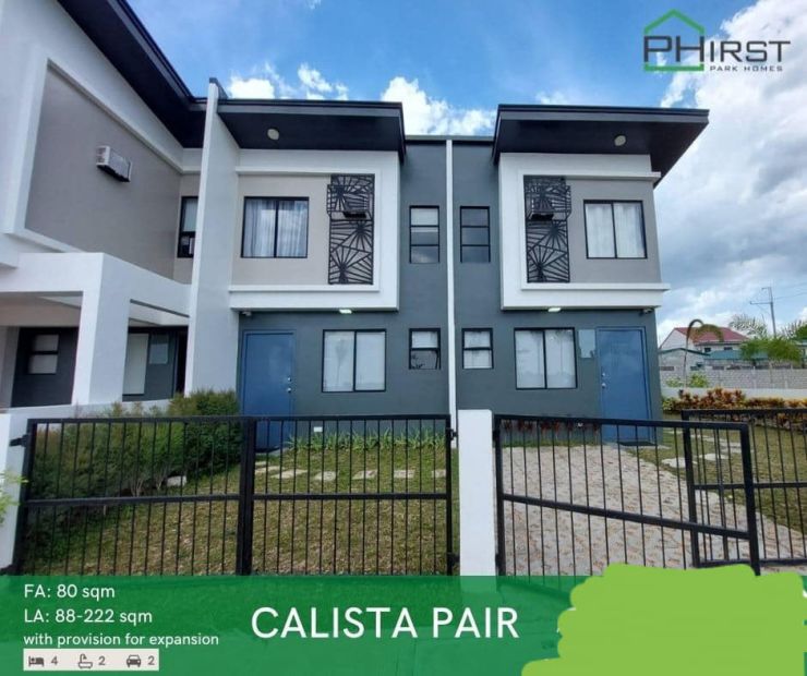 For Sale Calista Pair At Phirst Park Homes Batulao In Nasugbu City