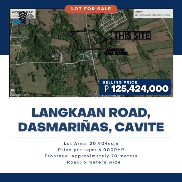 For Sale Vacant Lot At Langkaan Road Dasmari As City Cavite