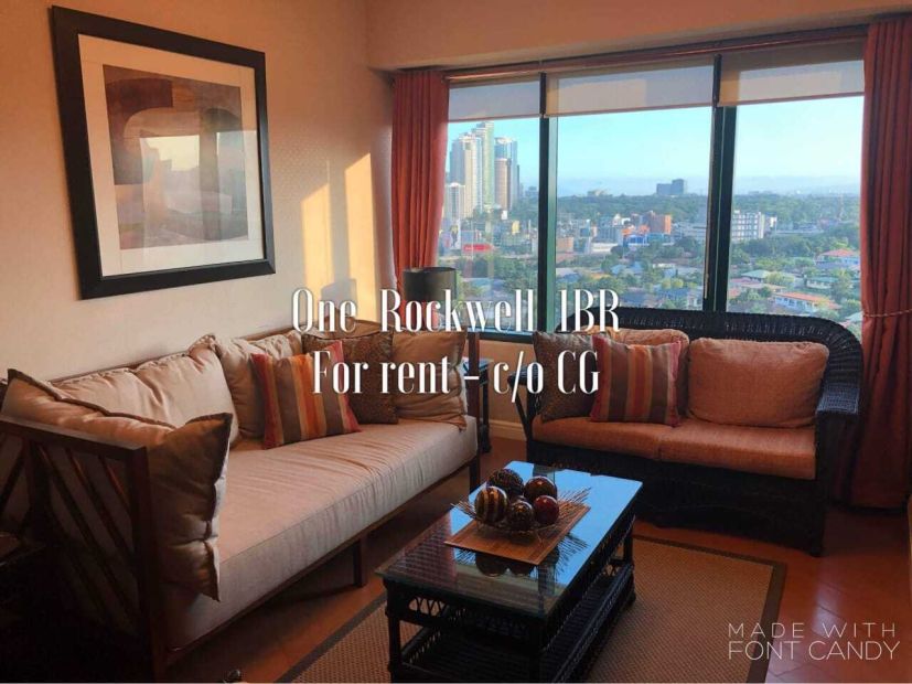 For Rent Fully Furnished Br Unit In One Rockwell Makati City