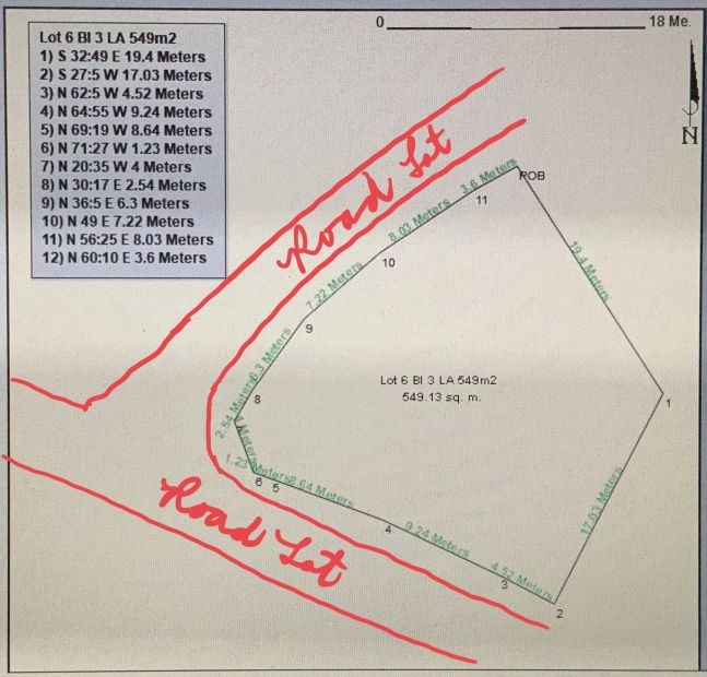 Lot in Mandaluyong Brgy Highway Hills LA 549sqm corner Lot with old house