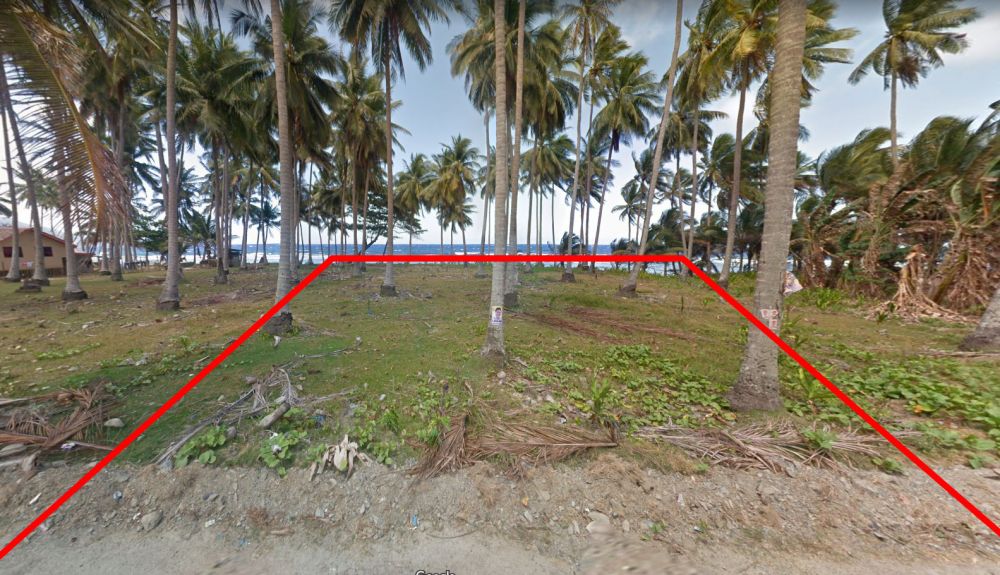 For sale Beach lot. Located at Baranggay Lanca, Mati City, Davao (WHITE