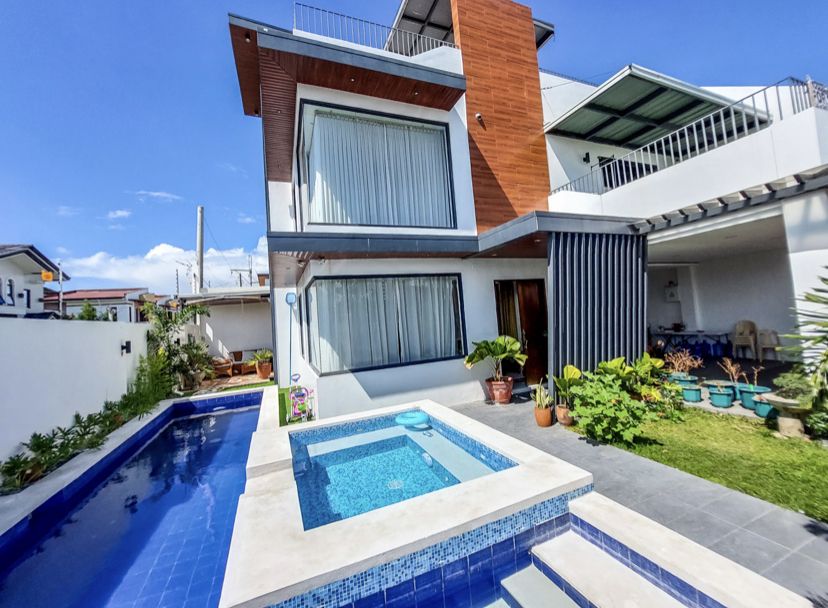 captivating corner house & lot with swimming pool for sale in bacoor cavite