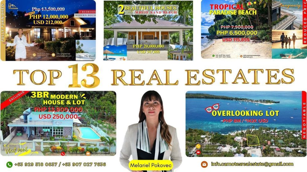 Top 13 Real Estate in Camotes Islands, Cebu, Philippines