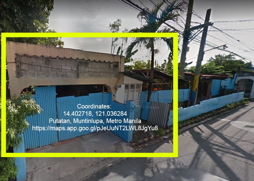 Lot for Sale with Old House near Alabang Muntinlupa Soldier Hills