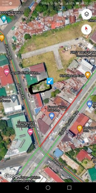 475 sqm Commercial Lot Area at Camus Street Quirino Avenue, Davao City