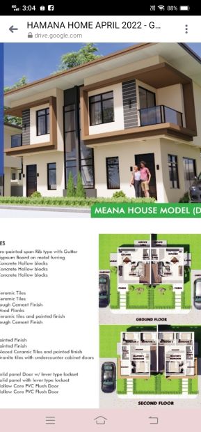 3 BR Duplex House for Sale in Hamana Homes Magalang Pampanga