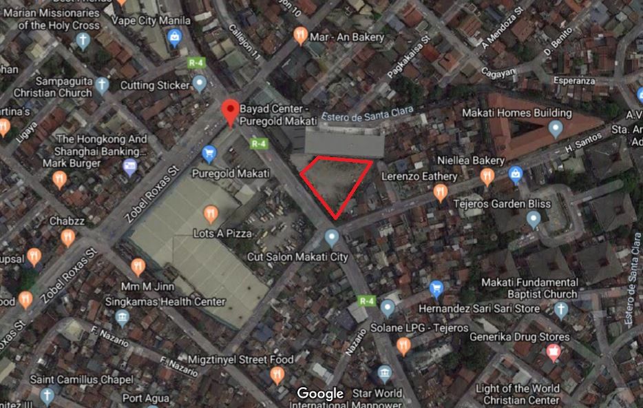 Commercial Lot For Sale in Makati City, Tejeros Metro Manila