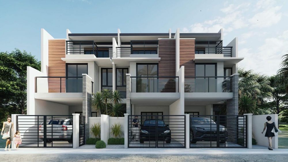 impressive 4 to 5 bedrooms prime location modern minimalist triplex house