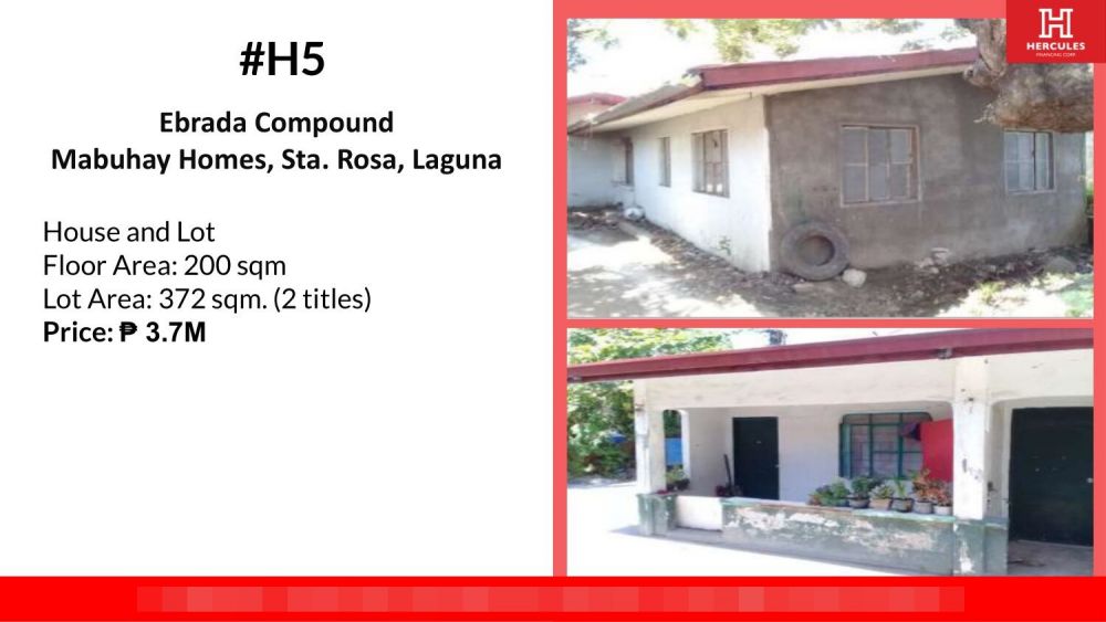 Foreclosed Property For Sale in Mabuhay Homes in Santa Rosa, Laguna