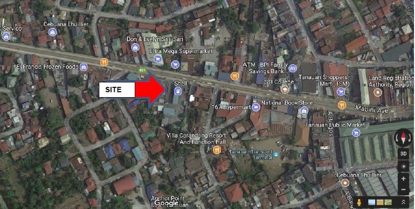 Commercial Lot Mabini Ave Tanauan City Batangas