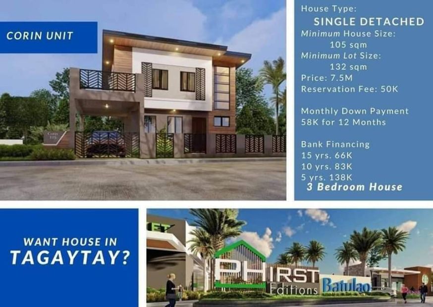 Phirst Park Homes Edition Batulao-Corin (Single Dettached) For Sale in ...