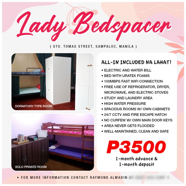 lady-bedspace-for-rent-in-sampaloc-manila-metro-manila