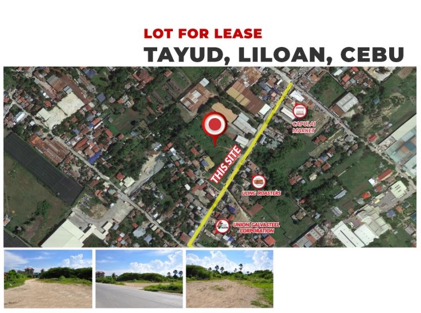 PROPERTY # 7044A Commercial Lot for rent Address: Tayud, Liloan, Cebu