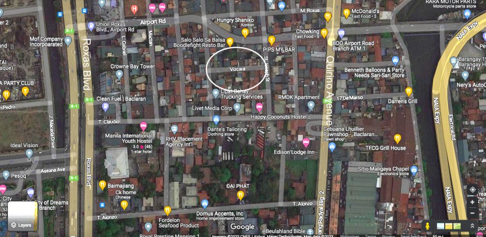 For sale Property with Old House near Roxas Blvd and Airport Road Parañaque