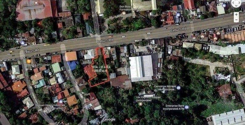 For Sale 1,800 sqm Commercial Lot along Lawaan Highway, Talisay