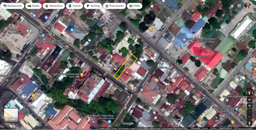 Lot For Commercial Use In Angeles City Near Imerex Hotel Downtown Pampanga