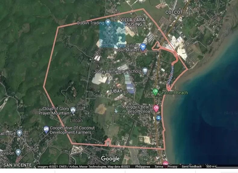 Jubay Liloan Cebu Map Titled Lot 2000 Sqm In Jubay, Liloan, Cebu