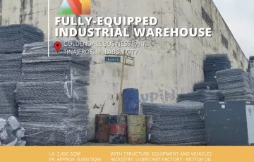 Warehouse For Sale in Tinajeros, Malabon, Metro Manila