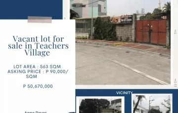 Residential Lot For Sale in Teachers Village East, Quezon City, Metro Manila