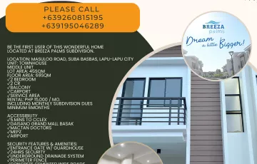 Townhouse For Rent in Subabasbas, Lapu-Lapu, Cebu