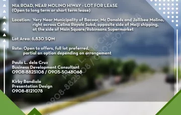 Commercial Lot For Rent in Alapan I-A, Imus, Cavite