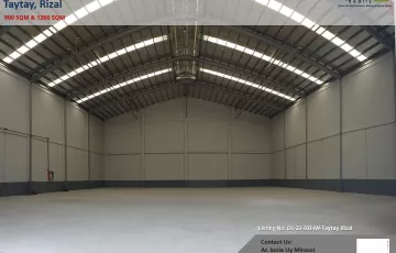 Warehouse For Rent in Taytay, Rizal