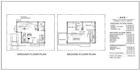 3BR Single Detached w/ Balcony House & Lot Pre-selling in San Fernando ...