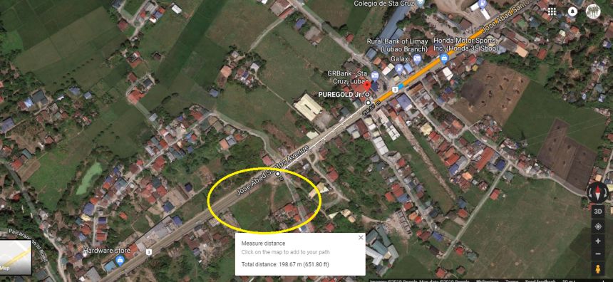 Sta Cruz Lubao Pampanga Map Prime Commercial Lot/ Corner Lot (5200 Sqm) Lubao Pampanga