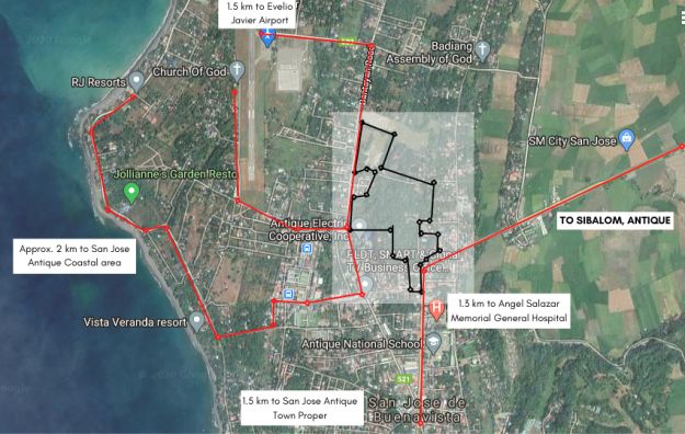 San Jose Antique Map Prime Property For Sale In San Jose De Buenavista, Antique!