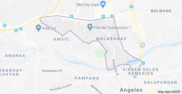 Cutud Angeles City Map Prime Lot Of 359 Sq Mts For Sale In Malabanias, Angeles City, Pampanga  Province