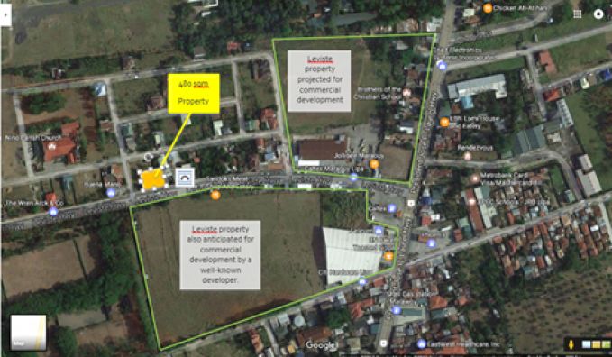 Marawoy Lipa City Map Commercial Lot Infront Of S&R Lipa Batangas
