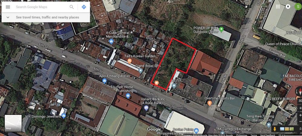 Commercial lot 6th street, Bacolod City for sale