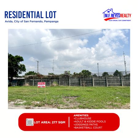 LOT FOR SALE | Avida Residences Sindalan, City of San Fernando