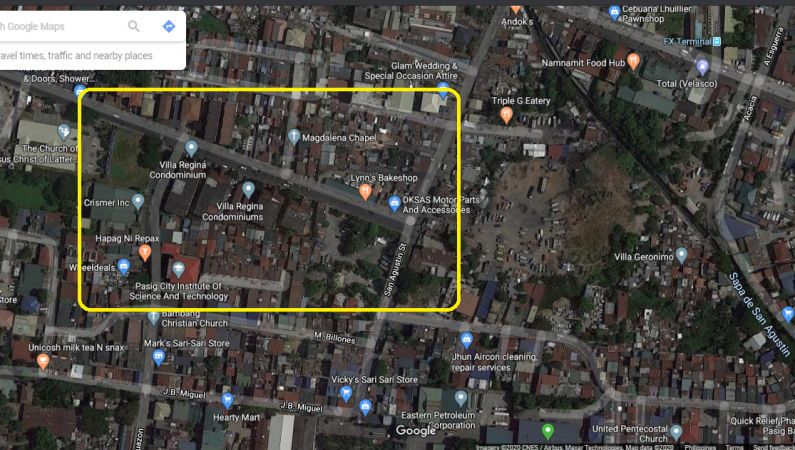 Commercial Lot for Sale in F. Antonio St., Brgy. Malinao, Pasig City