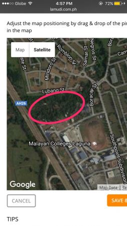 Residential Lot For Sale at Cabuyao, Laguna in SOUTH POINT