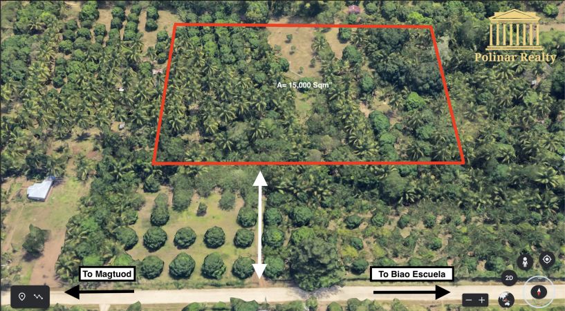 1.5 Hectare Farm Lot is For Sale at Biao Escuela, Davao City.