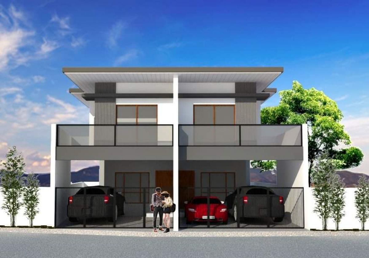 Modern Duplex 3-Storey Including Basement House And Lot For Sale