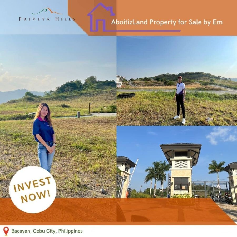LAND YOUR SAFE AND SECURE INVESTMENT WITH US! Priveya Hills Lot Only