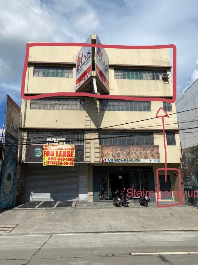 For Lease Commercial/Office/Bodega space 250sqm 3rd floor