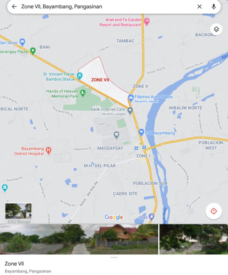 National Highway Bayambang Commercial Lot for Sale