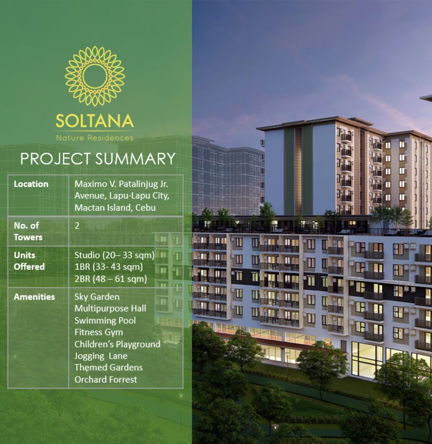 Soltana Nature Residences by Taft Properties - 1 Bedroom