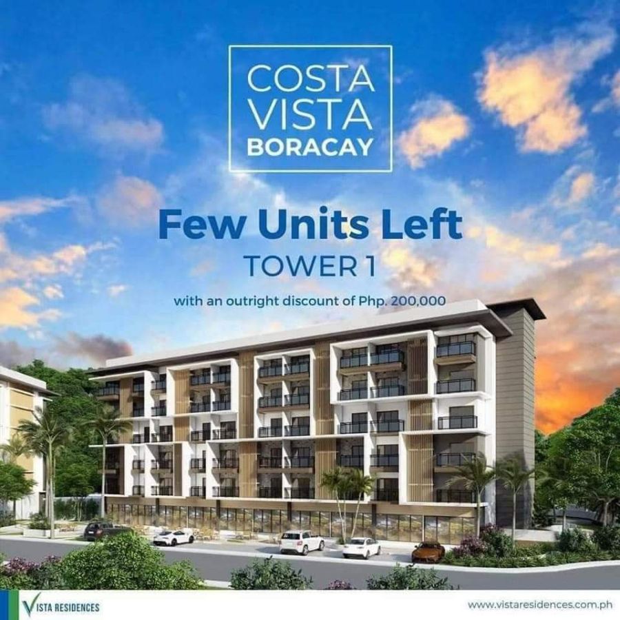 39 sqm Condo unit for Sale in Costa Vista Boracay , Aklan