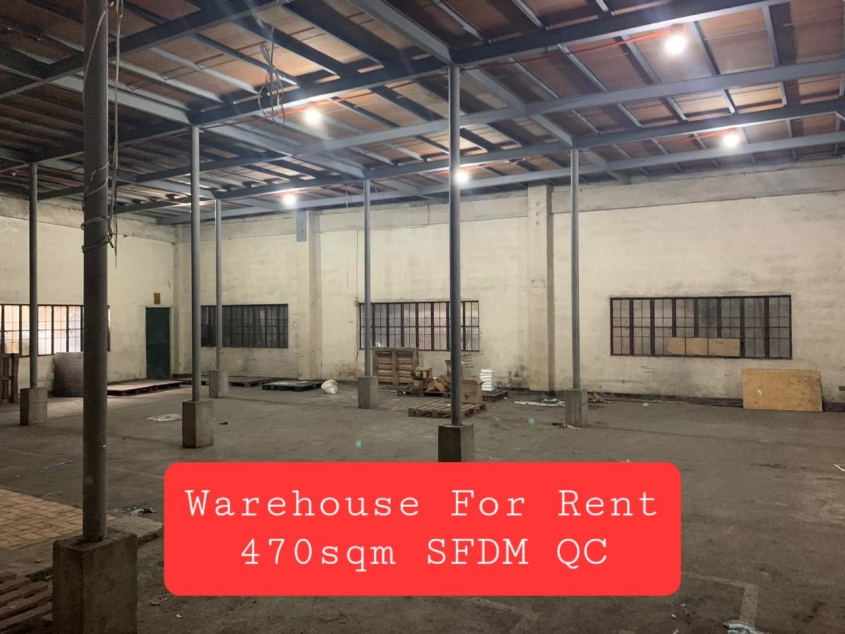 Warehouse For Rent in Quezon City San Francisco Del Monte near Roosevelt Avenue