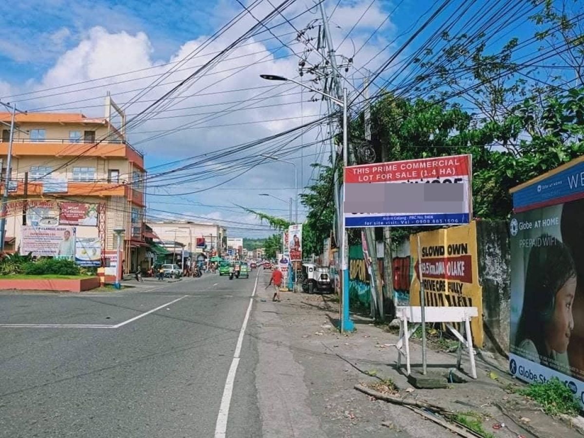 For sale 1.4 hectares Commercial Lot in Polangui City, Albay Bicol