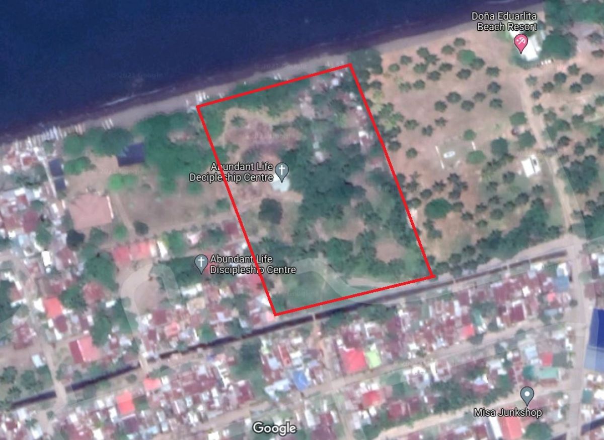 For Sale City Beach front Block of 10,779 sqm in Gingoog City Misamis Oriental