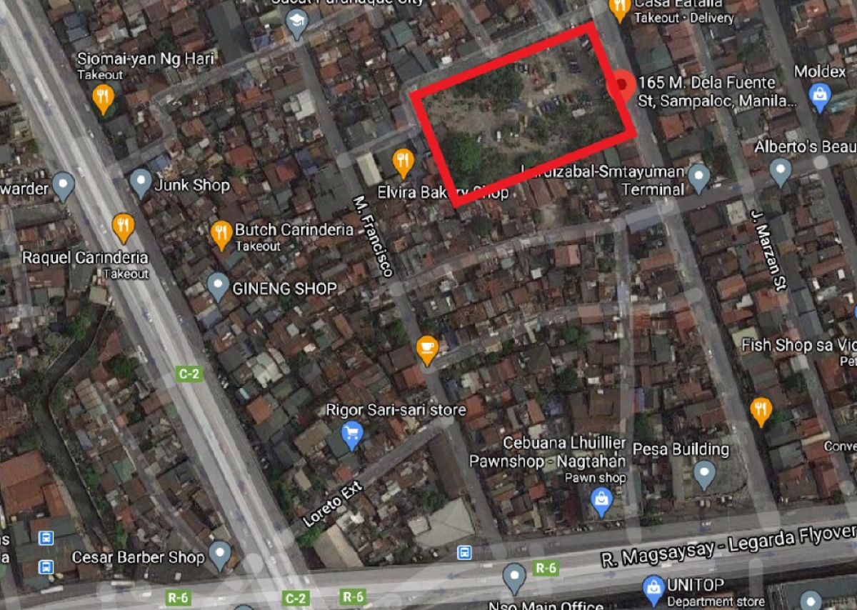 Lot for Sale at M. Dela Fuente in Sampaloc, Manila